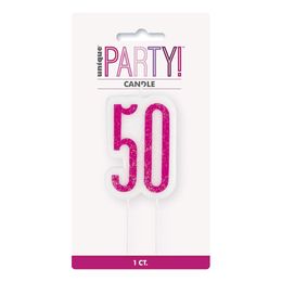 Diaesitys - Kakkukynttilät Syntymäpäivä Pinkki