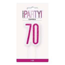 Diaesitys - Kakkukynttilät Syntymäpäivä Pinkki