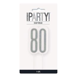 Bildspel - Tårtljus Födelsedag Silver