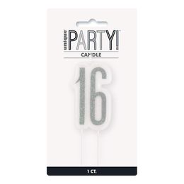 Bildspel - Tårtljus Födelsedag Silver