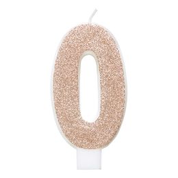 Lysbildefremvisning - Kakelys rosegull/Glitter