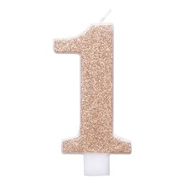 Lysbildefremvisning - Kakelys rosegull/Glitter