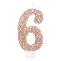 Lysbildefremvisning - Kakelys rosegull/Glitter