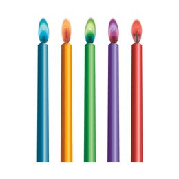 Kakkukynttilät Värillisellä Liekillä