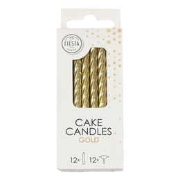 Kakkukynttilät Pidikkeellä Kulta