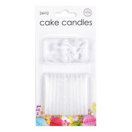 Tårtljus med Hållare Vit