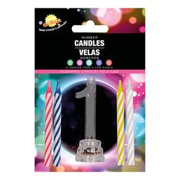 Diaesitys - Kakkukynttilä LED-kynttilänjalalla