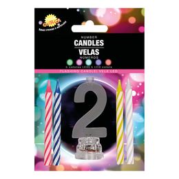 Diaesitys - Kakkukynttilä LED-kynttilänjalalla