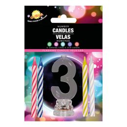 Diaesitys - Kakkukynttilä LED-kynttilänjalalla