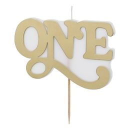 Tårtljus One Guld