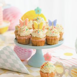 Bildspel - Tårtljus Pastell Fjärilar