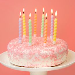 Bildspel - Tårtljus Pastell Waves