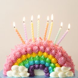 Bildspel - Tårtljus Pastell Waves