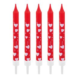 Kakelys Røde med Hjerter