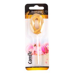 Bildspel - Tårtljus Siffra Diamond Guld