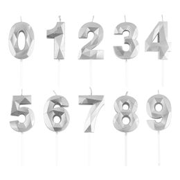 Kakelys Tall Diamond Sølv