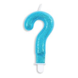 Lysbildefremvisning - Kakelys Tall Glitter Blå