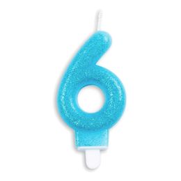 Lysbildefremvisning - Kakelys Tall Glitter Blå