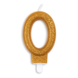 Lysbildefremvisning - Kakelys Tall Glitter Gull