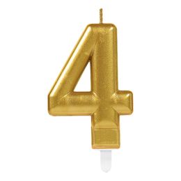 Lysbildefremvisning - Kakelys Tall Gull Metallic