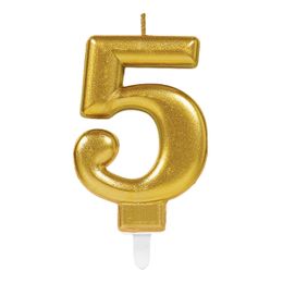 Lysbildefremvisning - Kakelys Tall Gull Metallic