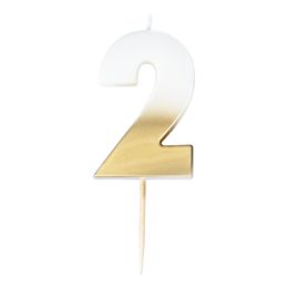 Lysbildefremvisning - Kakelys Tall Gull Ombre