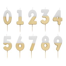 Kakelys Tall Gull/Hvit