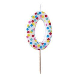 Bildspel - Tårtljus Siffra med Prickar