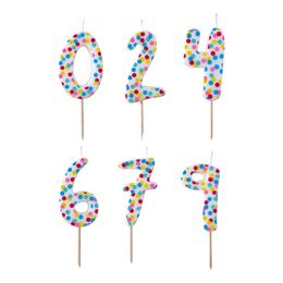 Tårtljus Siffra med Prickar