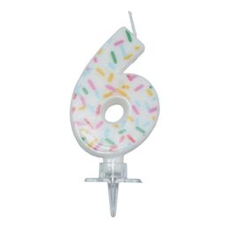 Bildspel - Tårtljus Siffra Strössel