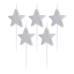 Kakelys Stjerner Sølv