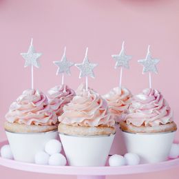 Lysbildefremvisning - Kakelys Stjerner Sølv