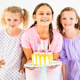 Bildspel - Tårtljus Unicorns & Rainbows