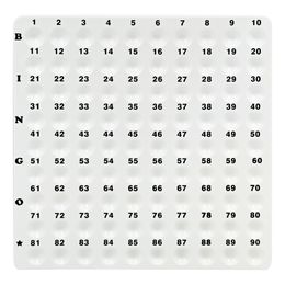 Lysbildefremvisning - Tavle til Bingokurv