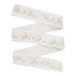 Tekstilbånd Mr & Mrs Roségull