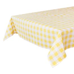 Tekstiilipöytäliina Bistro Keltainen/Valkoinen