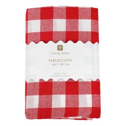Bildspel - Textilduk Bistro Röd/Vit
