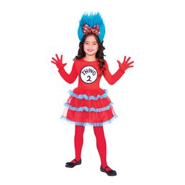 Thing One & Two Kjole Børnekostume