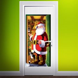 Lysbildefremvisning - Julemanden Dørdekoration