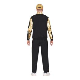 Bildspel - Tracksuit Guld/Svart Maskeraddräkt