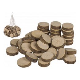 Trædekoration Træskiver Små