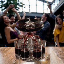 Lysbildefremvisning - Shotdispenser med Glas