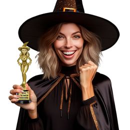 Lysbildefremvisning - Trofæ Heks Bedste Halloween Kostume