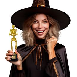 Lysbildefremvisning - Trofæ Skelet Bedste Halloween Kostume