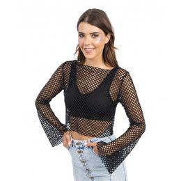 Tröja Fisknät Svart