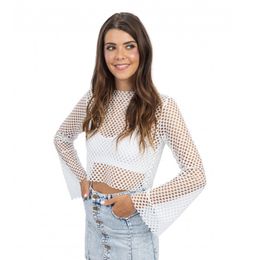 Bildspel - Tröja Fisknät Vit