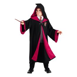 Trollkarl Svart/Röd Barn Maskeraddräkt