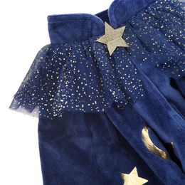 Lysbildefremvisning - Trollmann Kappe med krage blå