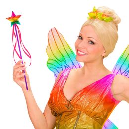 Bildspel - Trollstav Stjärna Regnbågsfärgad