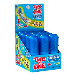 Two to One Tropical Klubba med Leksak Storpack